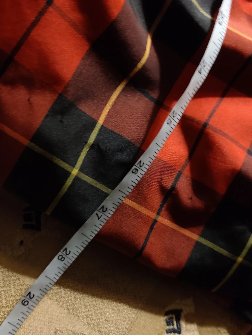 Ralph Lauren Girls Red Black Plaid Fit Flare Dress Christmas Holiday Kids Size 5
